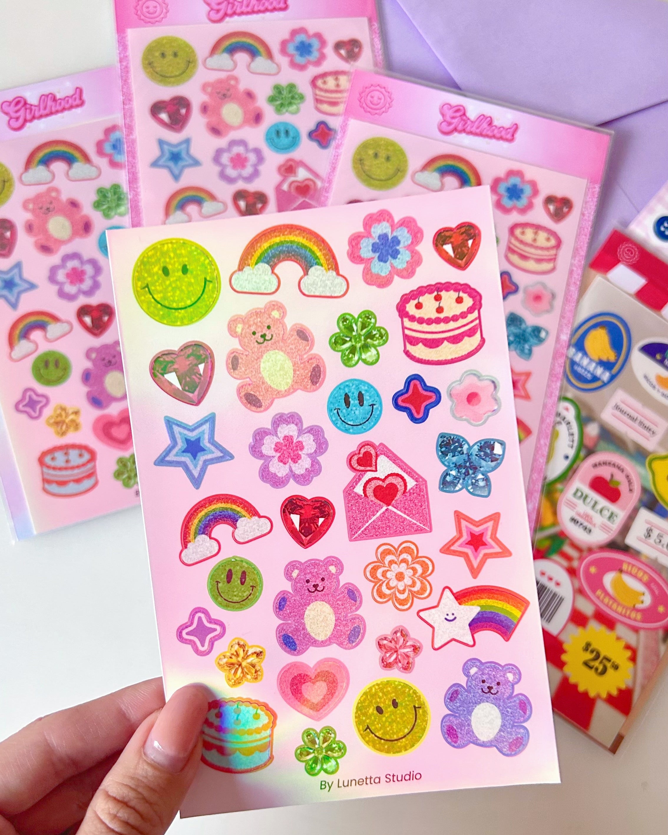 Girlhood stickers